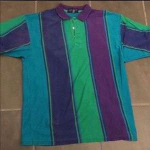 Vintage joker colorway 3 tone polo